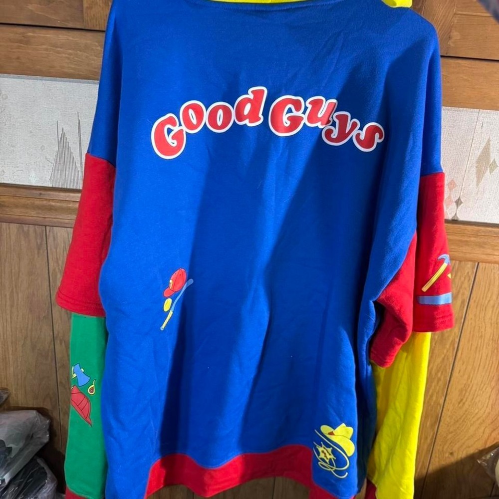 Chucky hoodie - multi-coloured, blue and yellow Size XL - Picture 5 of 5